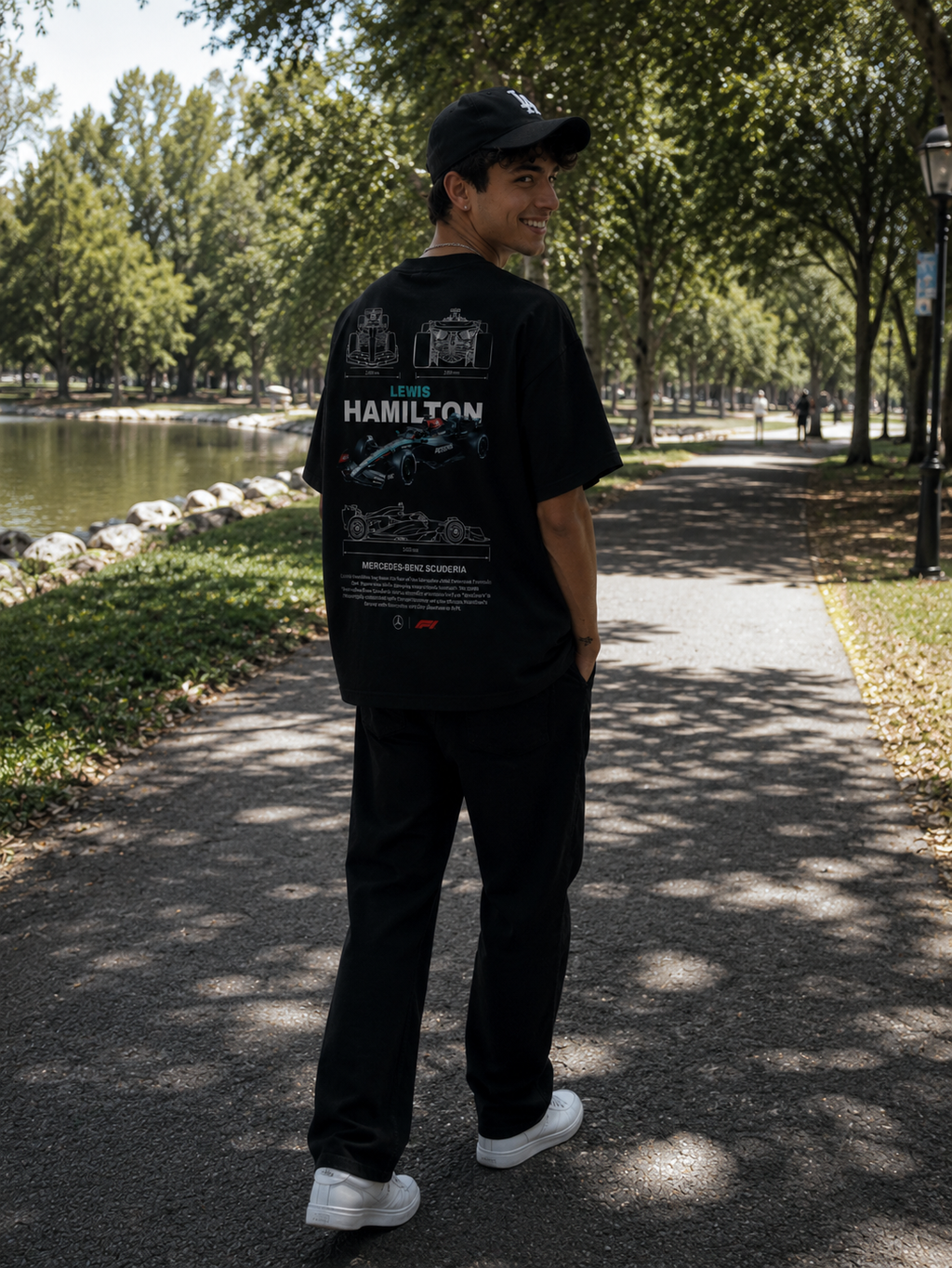 Lewis Hamilton Blue